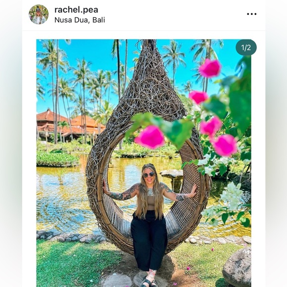 Crop stretch pants - Picture 3 of 3